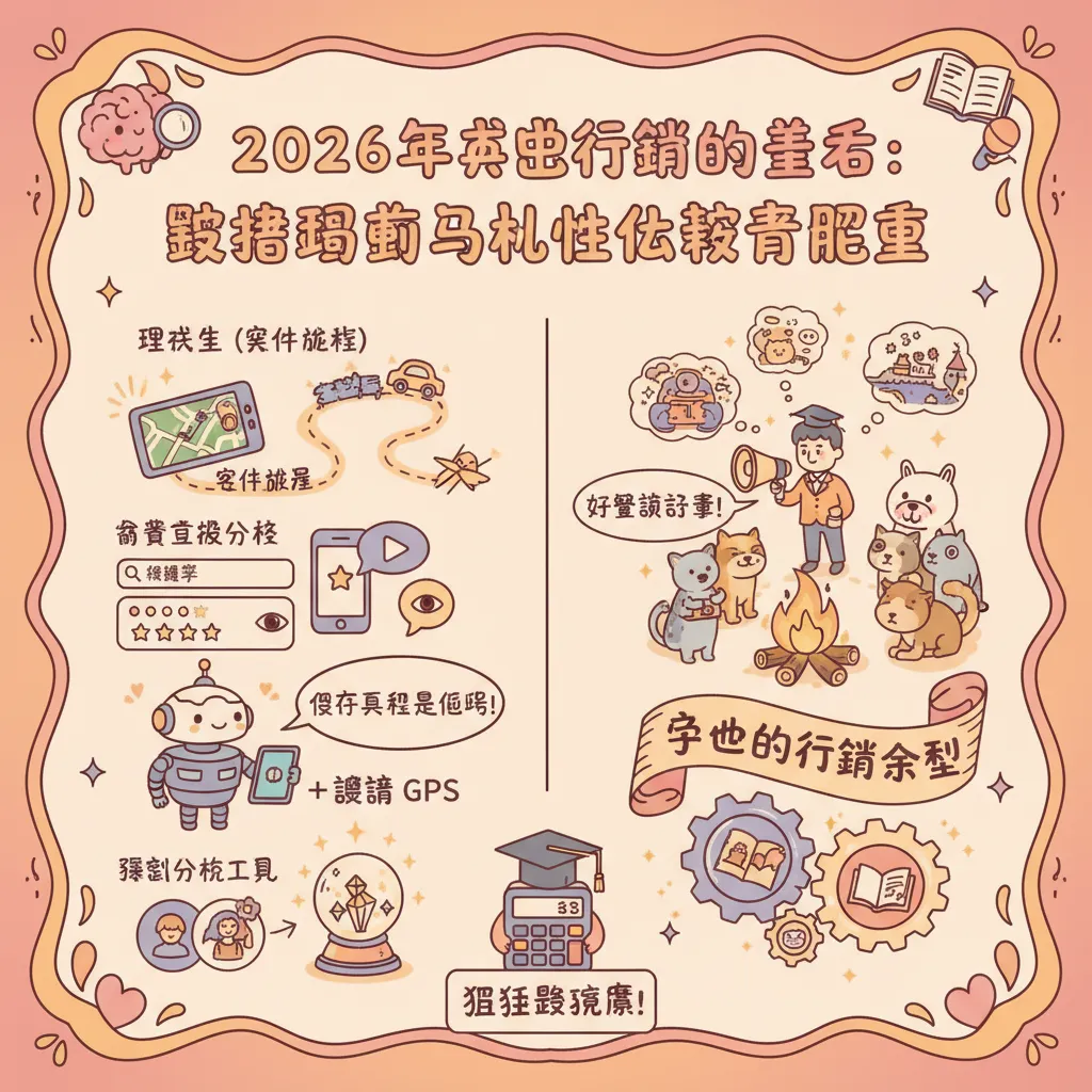 一、 2026年成功行銷的基石：數據驅動與人性化敘事並重