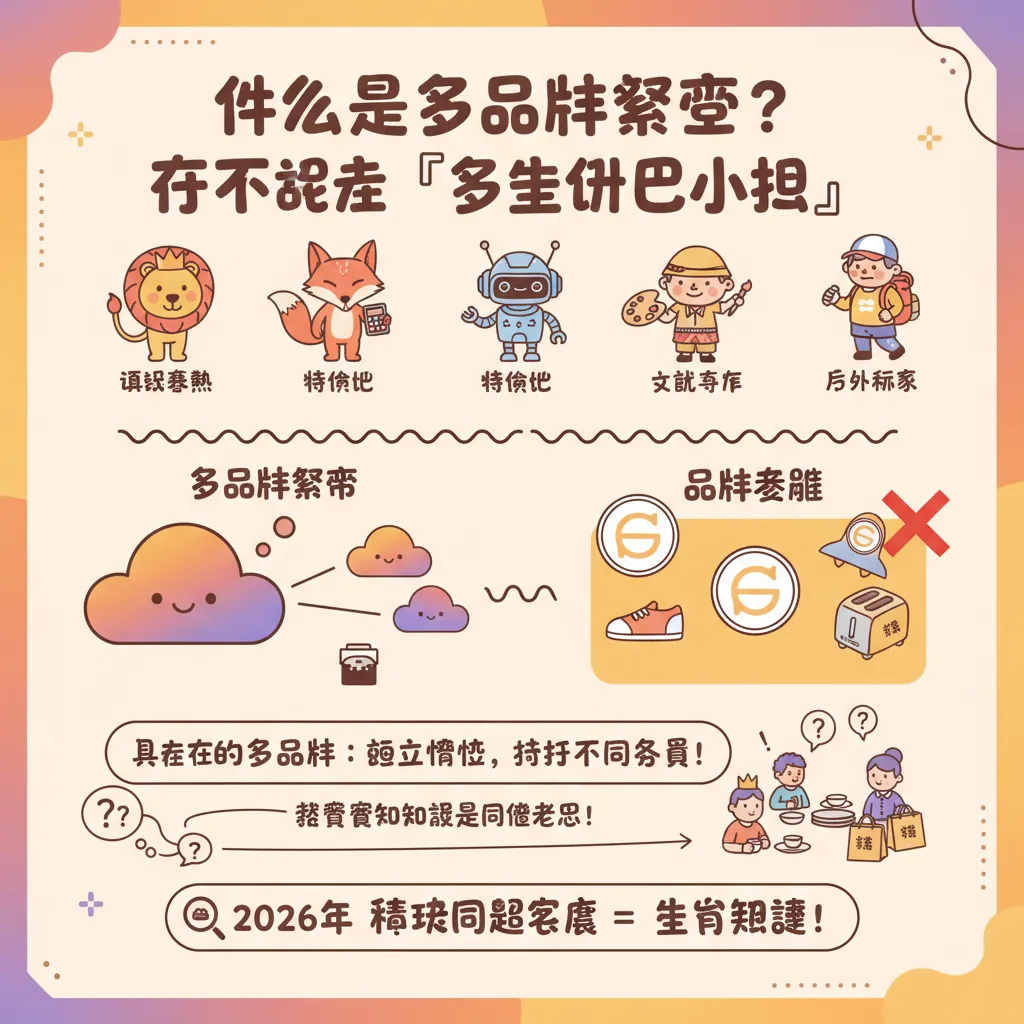 什麼是多品牌策略？它不只是「多生幾個小孩」