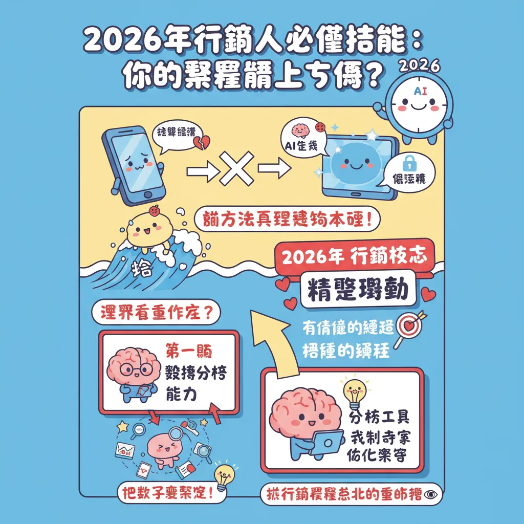 2026年行銷人必備技能：你的課程跟上了嗎？