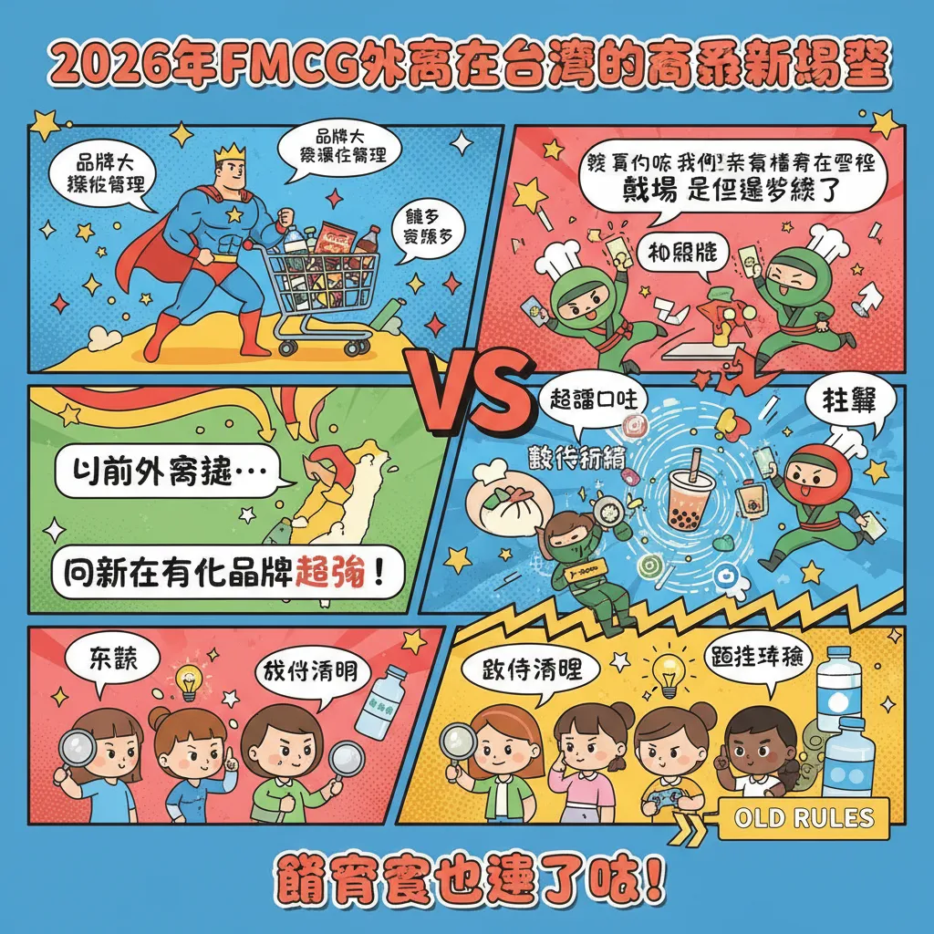 2026年FMCG外商在臺灣的市場新局勢